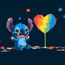 Stitch Love Heart Live Wallpaper icon