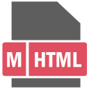 Save as MHTML (MIME HTML) icon