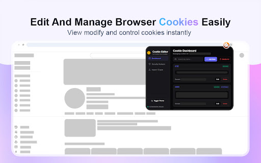 Cookie Editor – Full Control Over Cookies screenshot