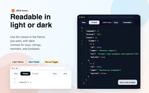 JSON Viewer screenshot