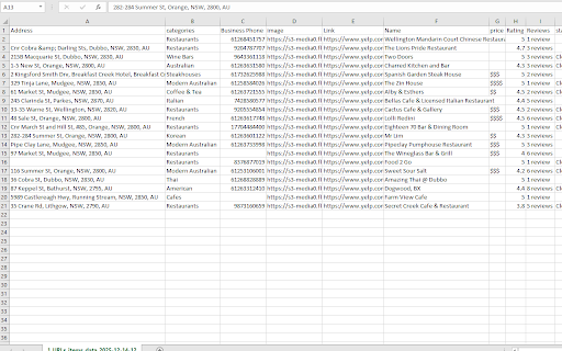 Yelp Web Scraper Tool – Extract Business Leads screenshot