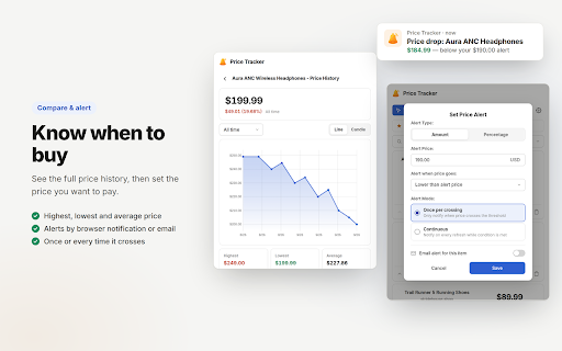 Price Tracker - Price Drop Alerts & History Charts screenshot