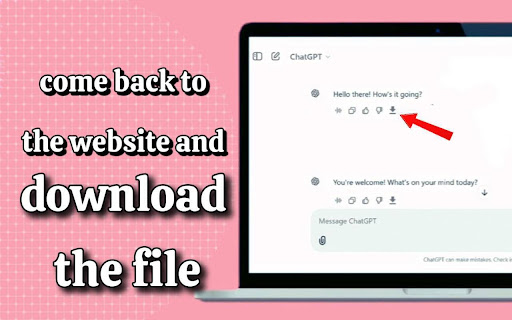 ChatGPT Audio Downloader screenshot