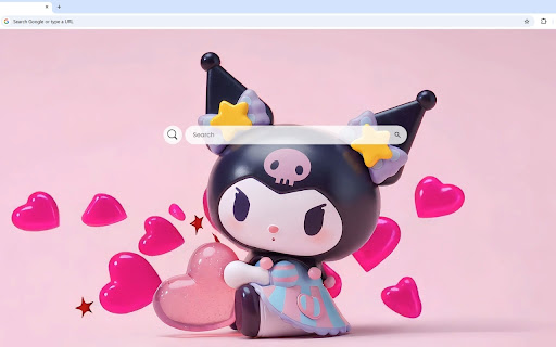 Kuromi Love Live Wallpaper screenshot