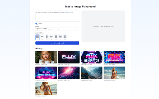 Flux Image Generator screenshot
