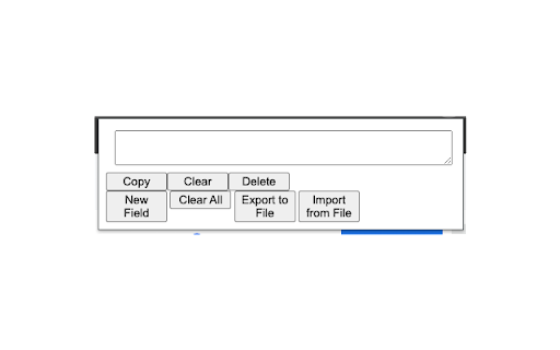 Copy Text Fields Extension screenshot