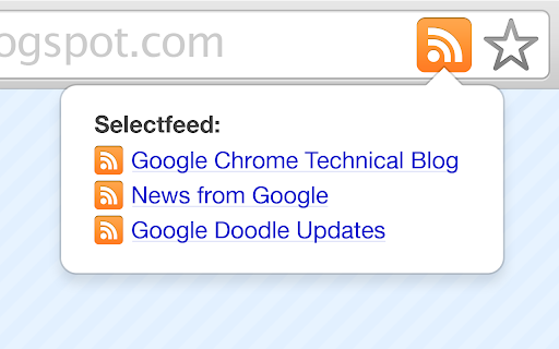 RSS Subscription Extension (by Google) screenshot