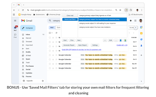 Clear Mail for Gmail: Privacy first email cleaning screenshot