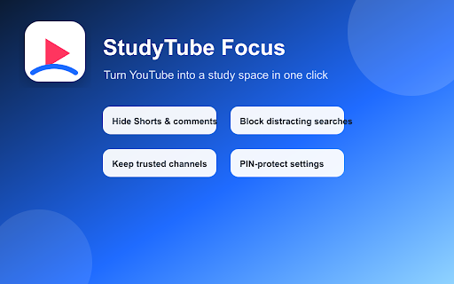StudyTube Focus screenshot