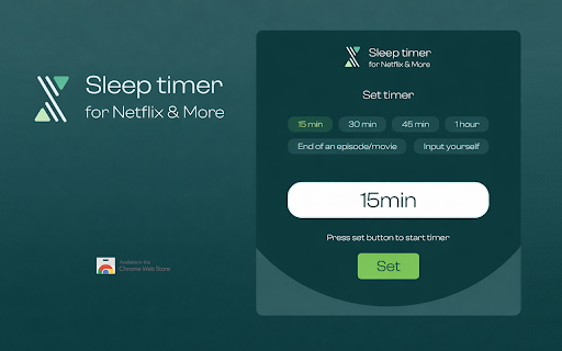 Sleep timer for Netflix & More screenshot
