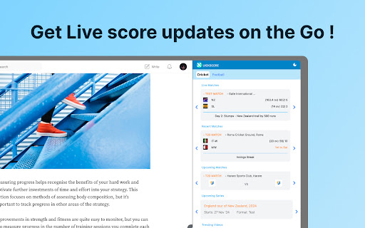 Quick Score: Live Score and Sports News screenshot