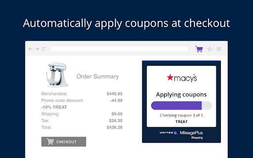United Airlines MileagePlus Shopping℠ screenshot