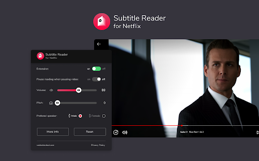 Subtitle Reader for Netflix screenshot