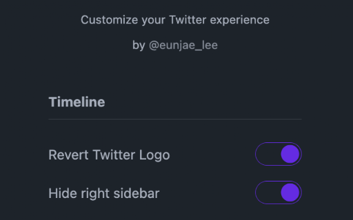 Yet Twitter - Minimal Twitter Theme screenshot