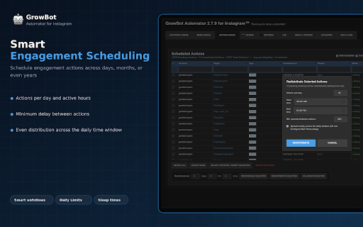 GrowBot Automator for Instagram™ screenshot