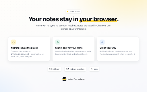 Notes Everywhere screenshot