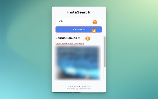 InstaSearch: Instagram captions search for posts and reels screenshot