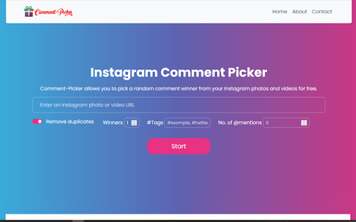 Comment Picker screenshot