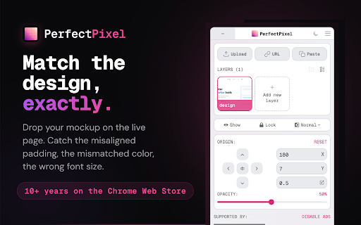 PerfectPixel by WellDoneCode (pixel perfect) screenshot
