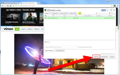 Chrono Download Manager screenshot