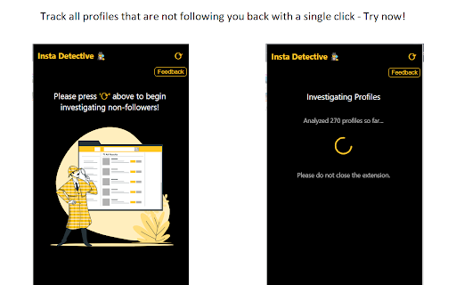 Unfollowers for Instagram - Insta Detective screenshot