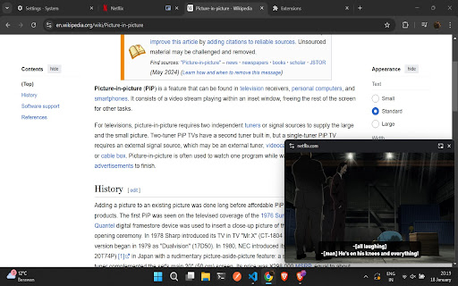 SubPIP (Picture-in-Picture) screenshot