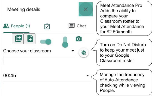 Meet Attendance screenshot