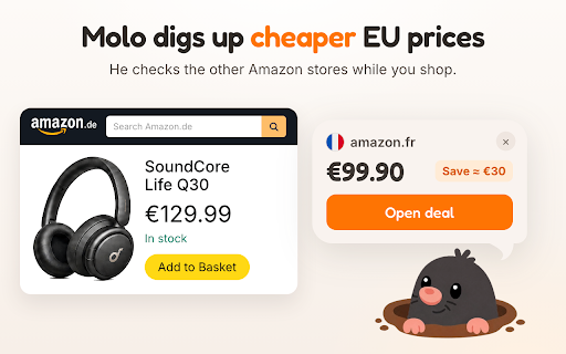 Molo — Amazon EU Price Compare screenshot