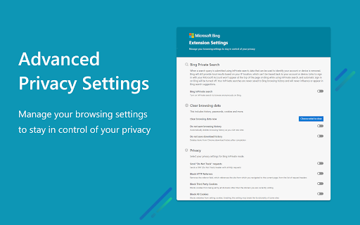 Microsoft Bing InPrivate screenshot