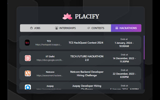 Placify screenshot