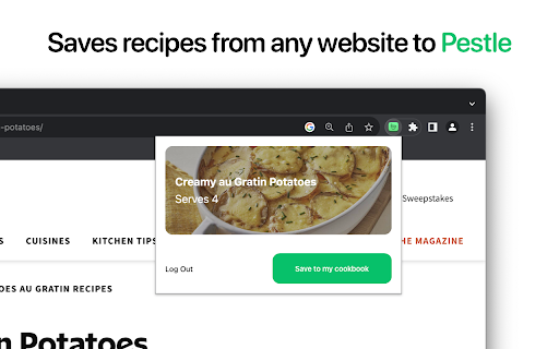 Pestle for Chrome screenshot