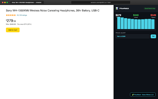 PriceWatch - Price Tracker & Coupon Finder screenshot