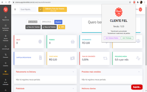 Cliente Fiel screenshot