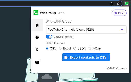 WAGroup - Download Group Phone Numbers screenshot