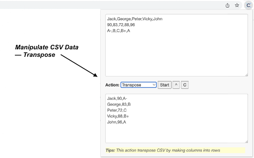 CSV Tools screenshot