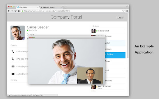 Cisco Web Communicator screenshot