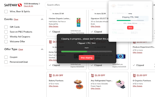 Coupon Clipper screenshot