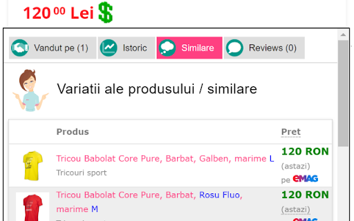 Istoric Preturi screenshot