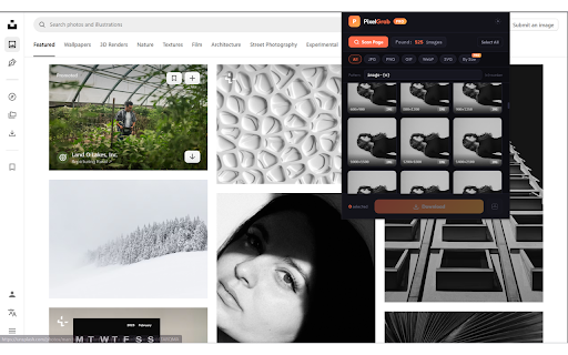 PixelGrab — Bulk Image Downloader screenshot