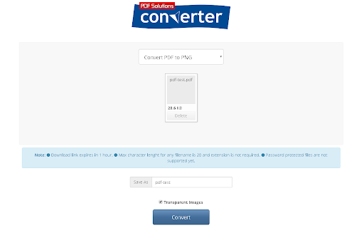 PDF to PNG Converter screenshot
