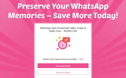 WA Video Download: Video, Image & Audio Saver - WASBB.COM screenshot