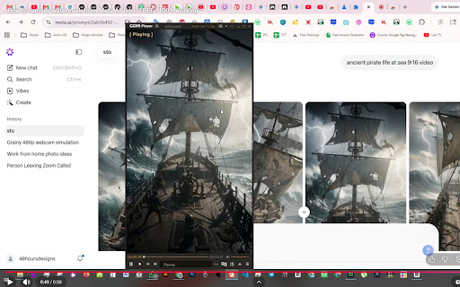 FREE & Bulk Meta AI Video Downloader. screenshot