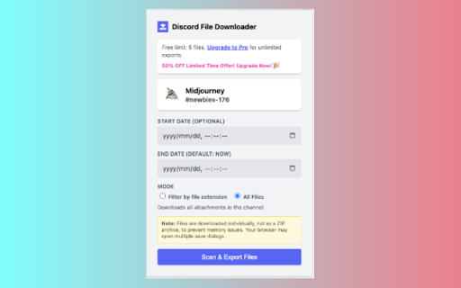 Discord File Downloader - DiscordKit screenshot