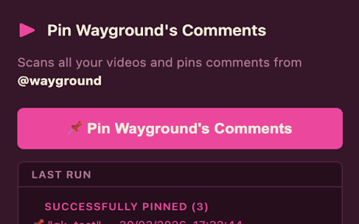 Pin Wayground's Comments screenshot