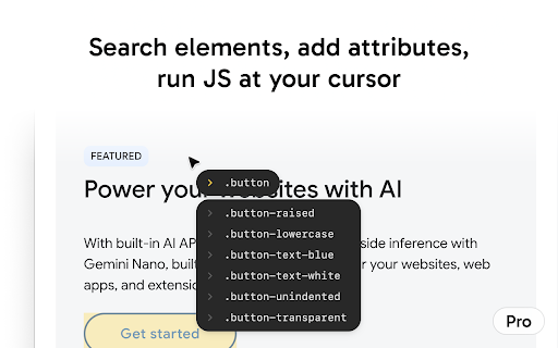 Pointer - Element Inspector for DevTools screenshot