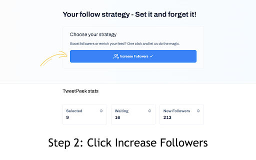 TweetPeek AI - Grow Twitter with Real People! screenshot