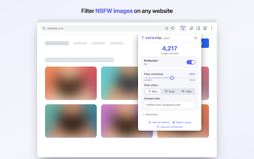 NSFW Filter screenshot