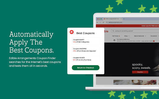 Edible Arrangements Coupon Finder - Latest Coupons & Best Deals screenshot