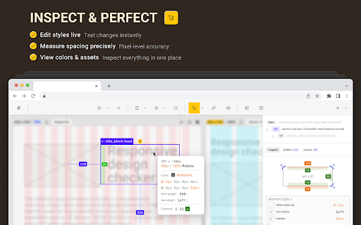Pixefy - Responsive Design Checker screenshot