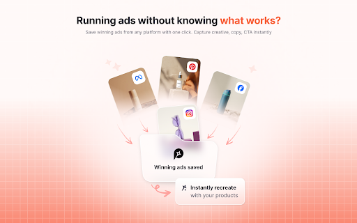 Promer: Save, Clone & Create AI Ad Creatives screenshot